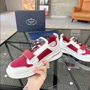 Prada Wrk White Red Sneakers Reps 2