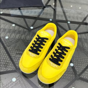 Prada Monaco Snickers Yellow Sneakers Reps 3