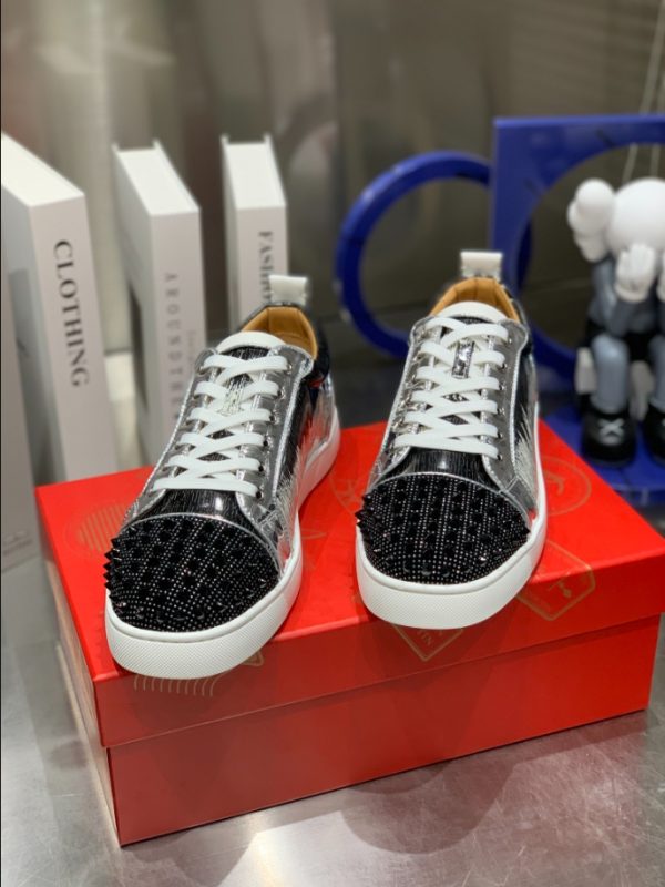 Christian Louboutin Louis Junior Spikes Orlato Sneaker Reps 1