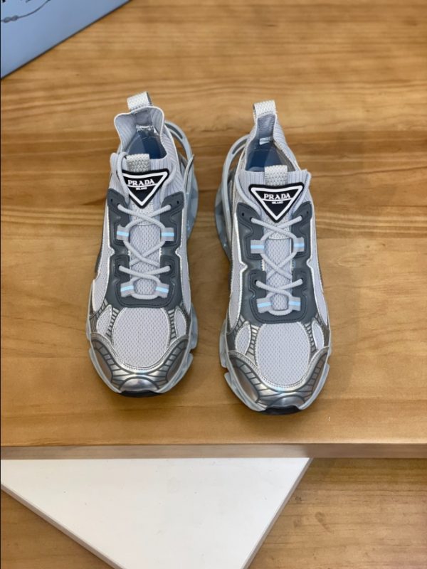 Prada Blade Type Grey Sneakers Reps 3