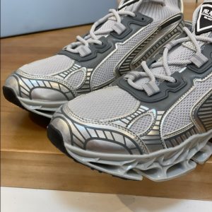 Prada Blade Type Grey Sneakers Reps 1