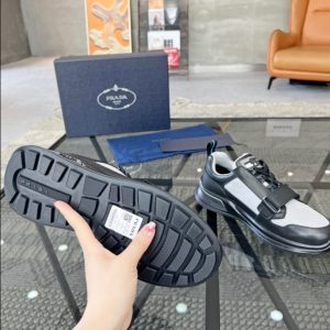 Prada Mechano 'Black Silver' Sneakers Reps 1