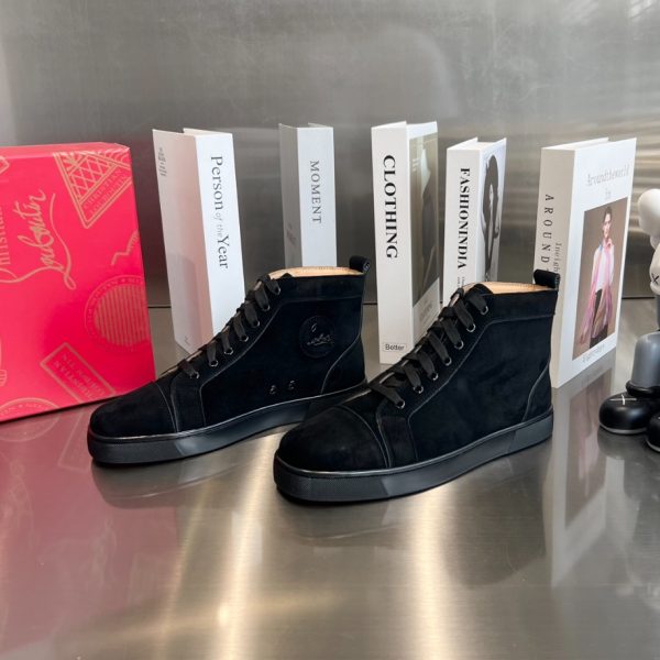 Christian Louboutin Louis ‘Black’ Sneaker Reps 1