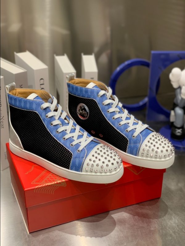 Christian Louboutin Lou Spikes Orlato ‘Multicolor’ Sneaker Reps 1