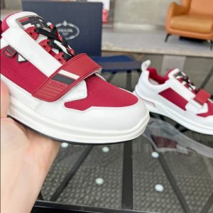 Prada Wrk White Red Sneakers Reps 3