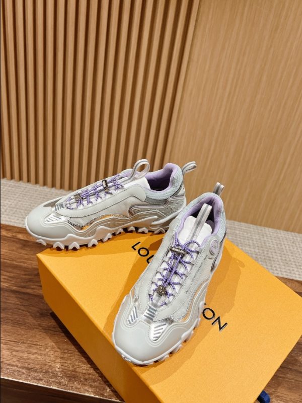 Louis Vuitton Rush Silver Lilac Sneaker 3