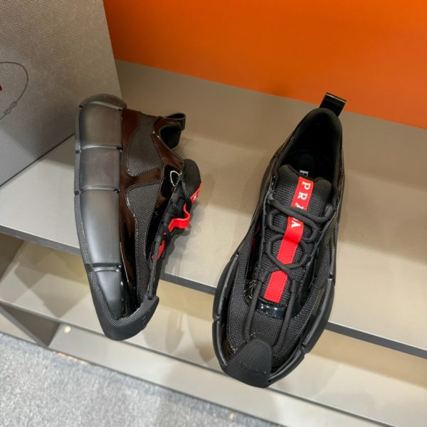 Prada Cloudbust Thunder Black Sneakers Reps 5