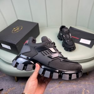 Prada Cloudbust Thunder Black Sneakers Reps 4