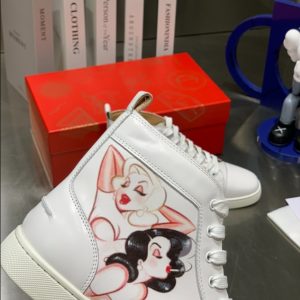 Christian Louboutin Skateboarding Shoes Men High-top White 6