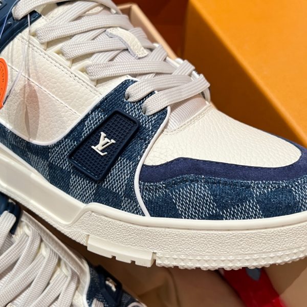 Louis Vuitton Trainer Navy White Sneaker