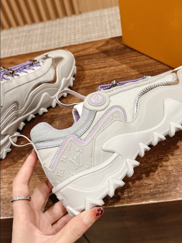 Louis Vuitton Rush Silver Lilac Sneaker 4