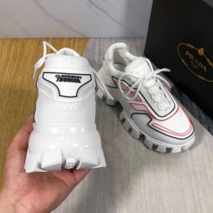 Prada Cloudbust Thunder White Red Black Sneakers Reps 1