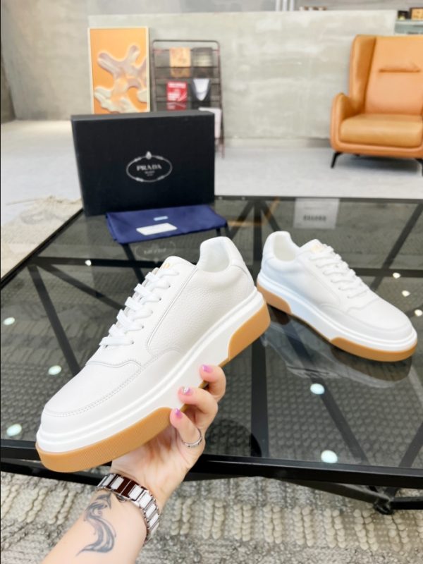 Prada Triangle-logo White Sneakers Reps 2