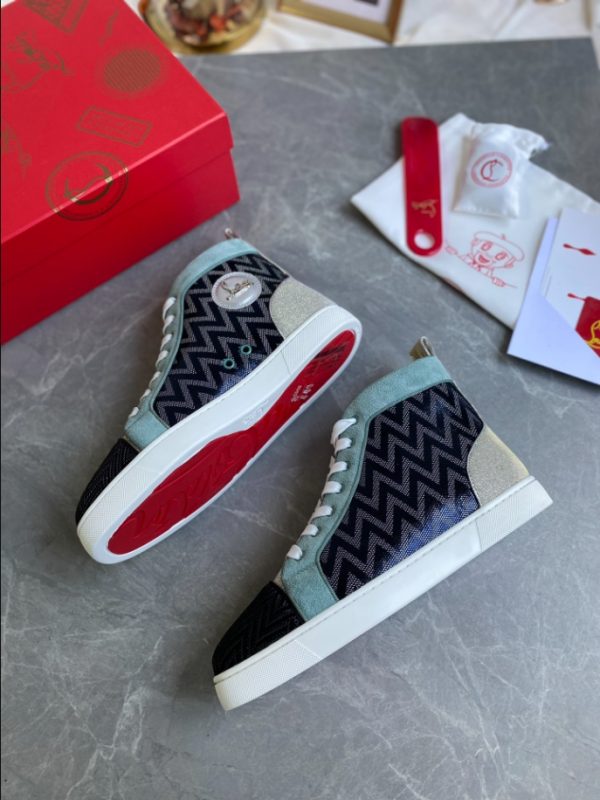 Christian Louboutin Louis Orlato Flat Vel Opera Tis Ballis V Sneaker Reps 3