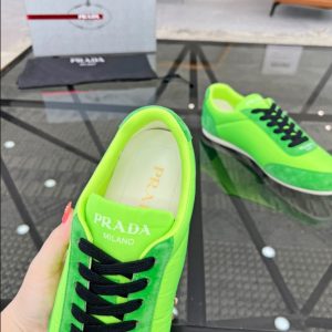 Prada Monaco Snickers Light Green Sneakers Reps 2