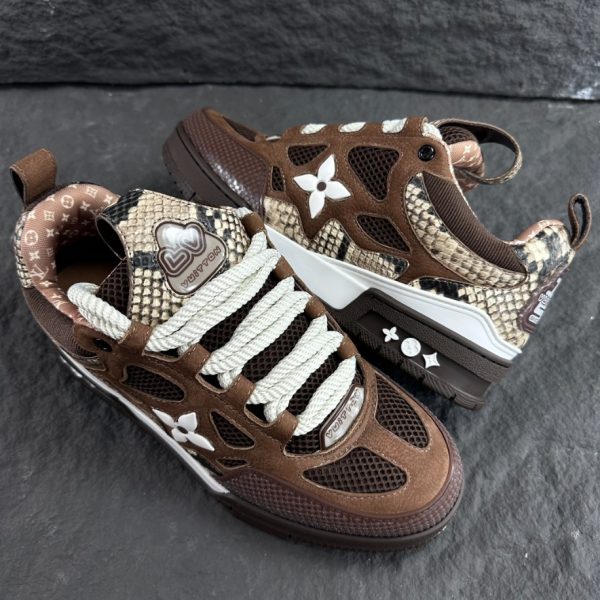 Louis Vuitton Skate Brown Sneaker Reps 2