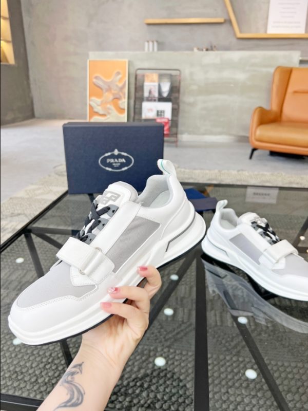 Prada Mechano ‘White Silver’ Sneakers Reps 6