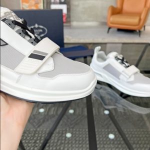 Prada Mechano ‘White Silver’ Sneakers Reps 2