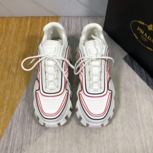 Prada Cloudbust Thunder White Red Black Sneakers Reps 2