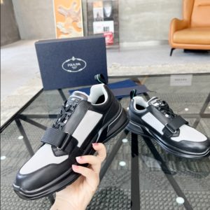 Prada Mechano 'Black Silver' Sneakers Reps 2