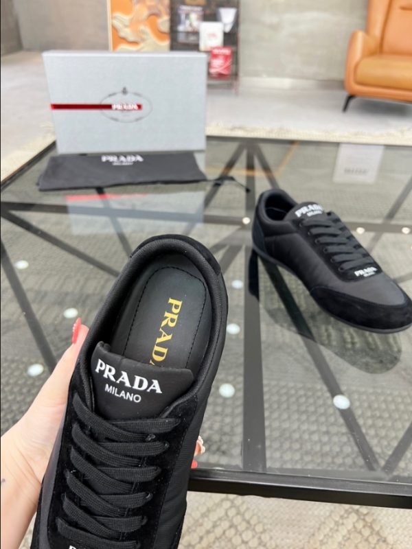 Prada Monaco Snickers Black Sneakers Reps 1