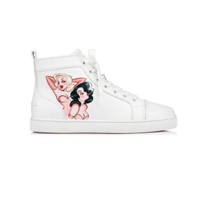 Christian Louboutin Skateboarding Shoes Men High-top White