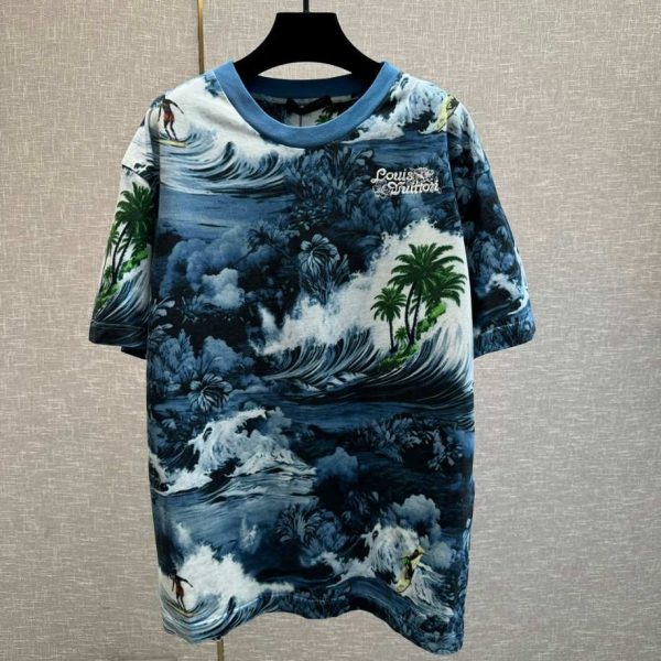 Printed Short-Sleeved Cotton T-Shirt 3