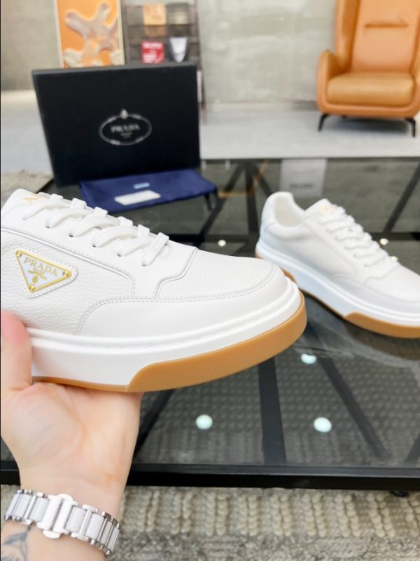 Prada Triangle-logo White Sneakers Reps 1