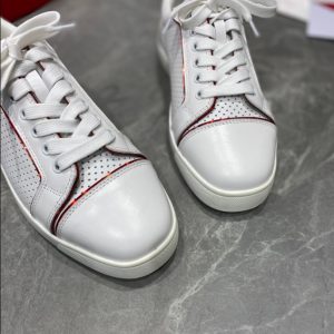 Christian Louboutin Fun Vieira White Red Sneaker Reps 2