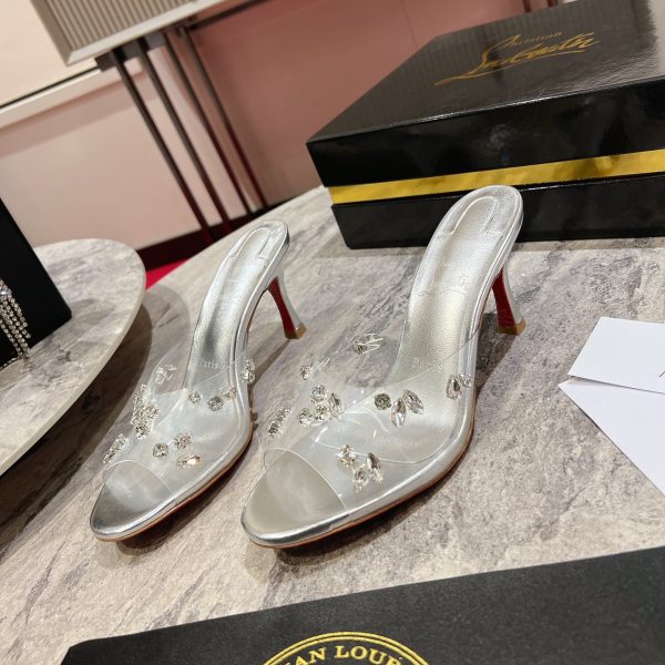 Christian Louboutin Degraqueen Pumps White Mid Reps 6