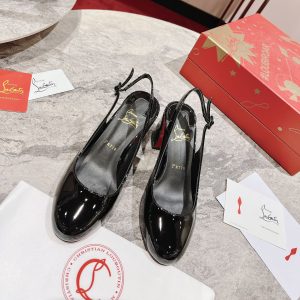 Christian Louboutin So Jane Slingblack Pumps Black Reps 5