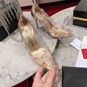 Christian Louboutin Degraqueen Pumps Gold Reps 4