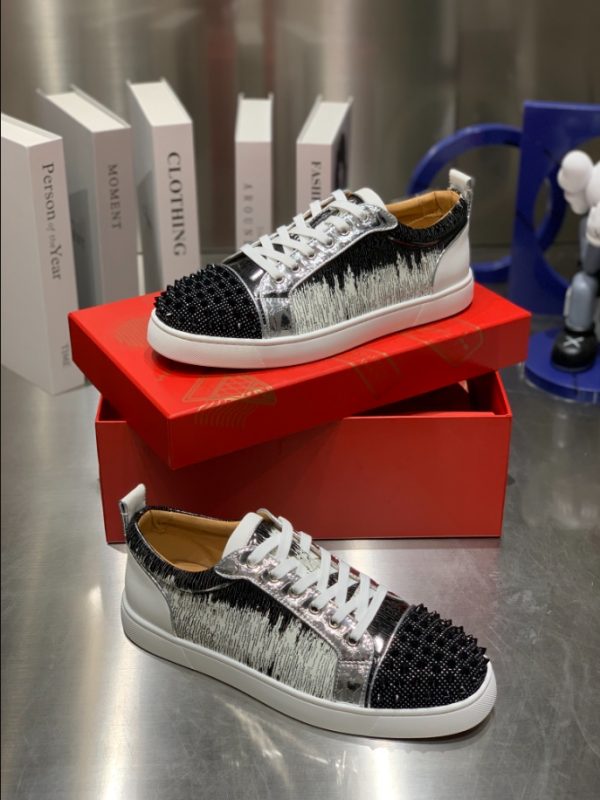 Christian Louboutin Louis Junior Spikes Orlato Sneaker Reps 4