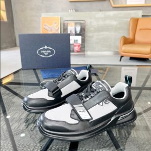 Prada Mechano 'Black Silver' Sneakers Reps 4