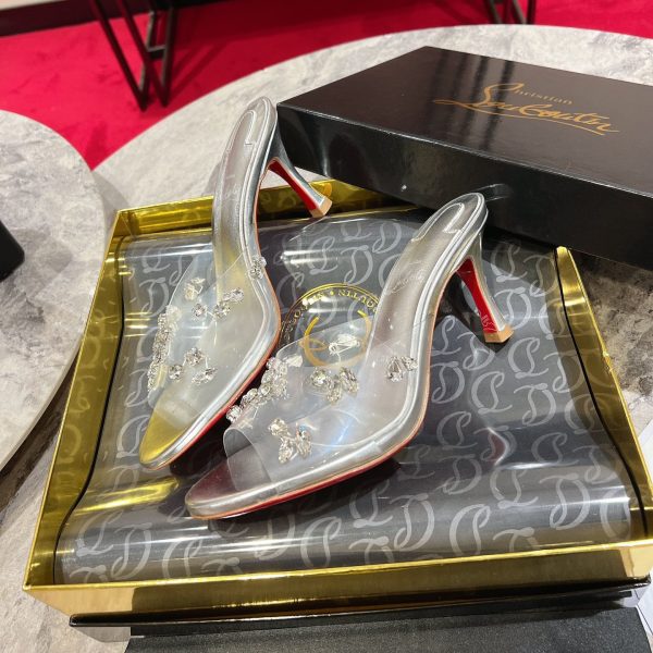 Christian Louboutin Degraqueen Pumps White Mid Reps 3