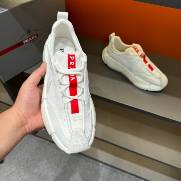 Prada Cloudbust Thunder White Sneakers Reps 5