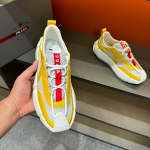 Prada Cloudbust Thunder Gold Silver Sneakers Reps 5