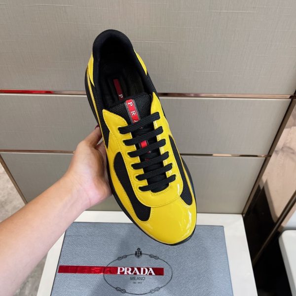 Prada America's Cup 'Yellow Black' Sneakers Reps 5