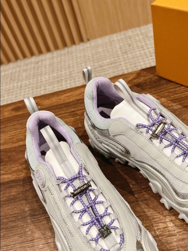 Louis Vuitton Rush Silver Lilac Sneaker 6