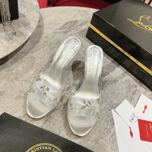 Christian Louboutin Degraqueen Pumps White Mid Reps 5