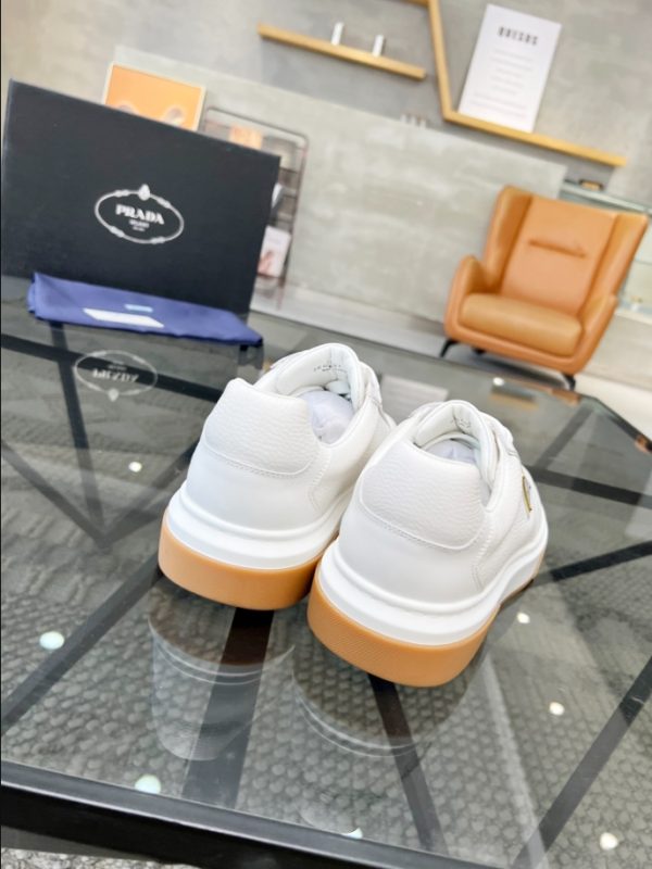 Prada Triangle-logo White Sneakers Reps 5