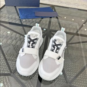 Prada Mechano ‘White Silver’ Sneakers Reps 1