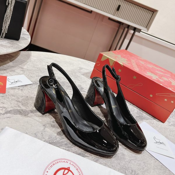 Christian Louboutin So Jane Slingblack Pumps Black Reps 3