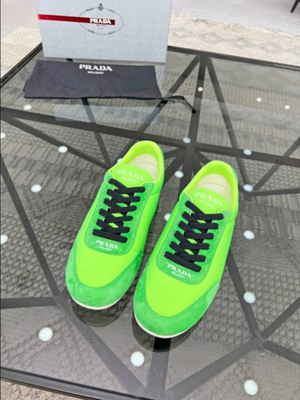 Prada Monaco Snickers Light Green Sneakers Reps 5