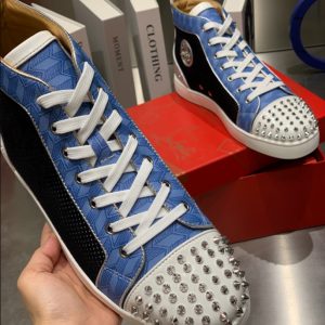 Christian Louboutin Lou Spikes Orlato ‘Multicolor’ Sneaker Reps 4