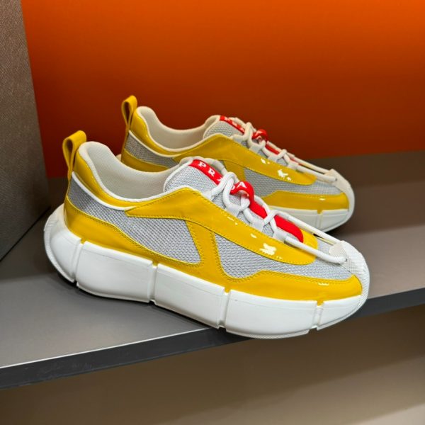 Prada Cloudbust Thunder Gold Silver Sneakers Reps