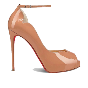 Christian Louboutin Round Chick Alta Pumps Beige Reps