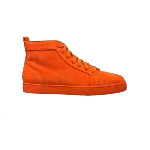 Christian Louboutin Orlato Orange Suede Sneaker Reps