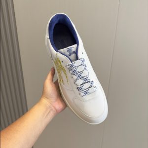 Burberry White Yellow Low Sneaker Reps 4