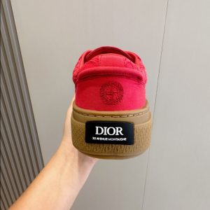 Dior x Stone Island Limited Edition Red Sneaker Reps 1